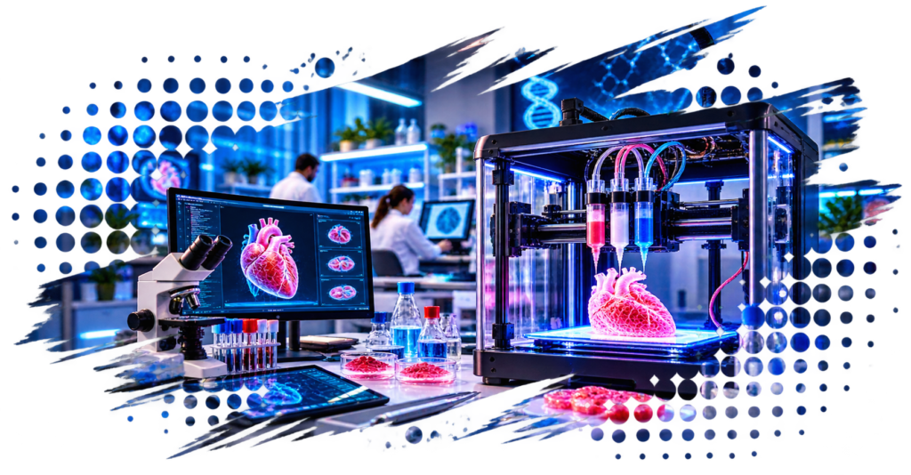 3D bioprinter at work