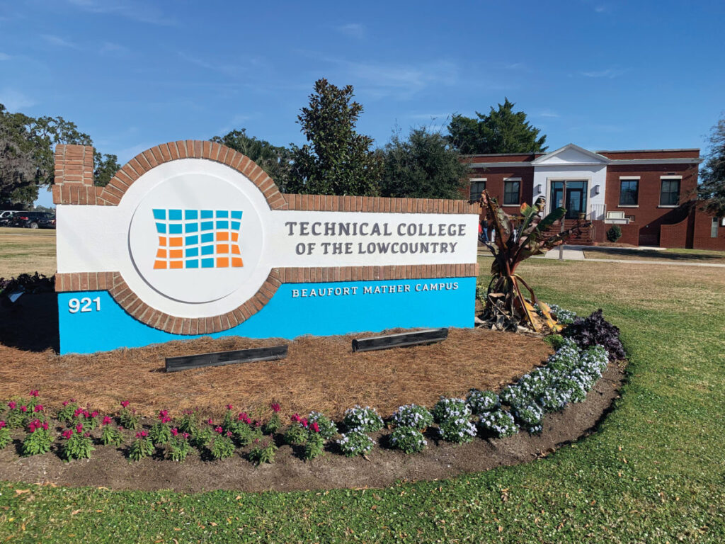 Technical College of the Lowcountry sign