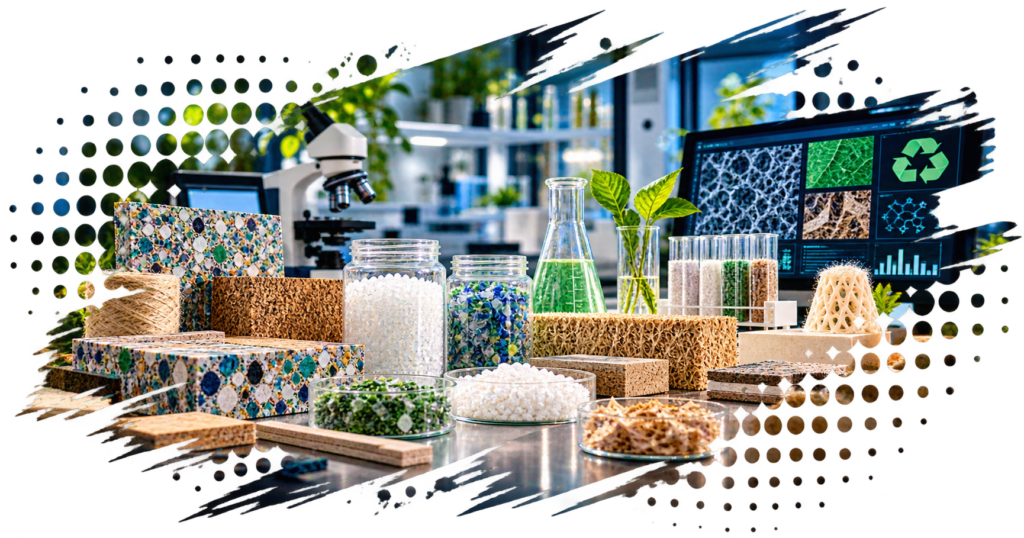 sustainable materials in lab